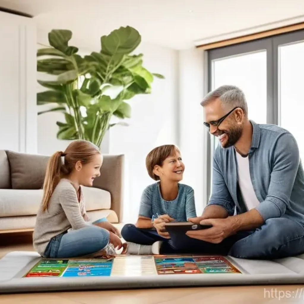 AI 알고리즘 실무 활용 사례 - **Prompt:** A modern Polish family, a mother, father, and two children (around 8 and 12 years old), ...