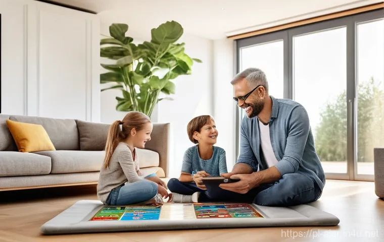 AI 알고리즘 실무 활용 사례 - **Prompt:** A modern Polish family, a mother, father, and two children (around 8 and 12 years old), ...