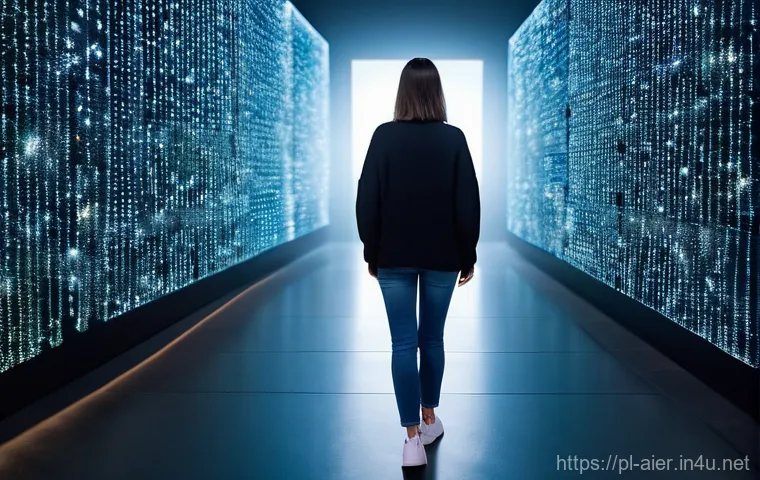 딥러닝 프레임워크 비교와 선택 - **"The AI Labyrinth: First Steps into Deep Learning"**
A young, determined woman, dressed in a s...
