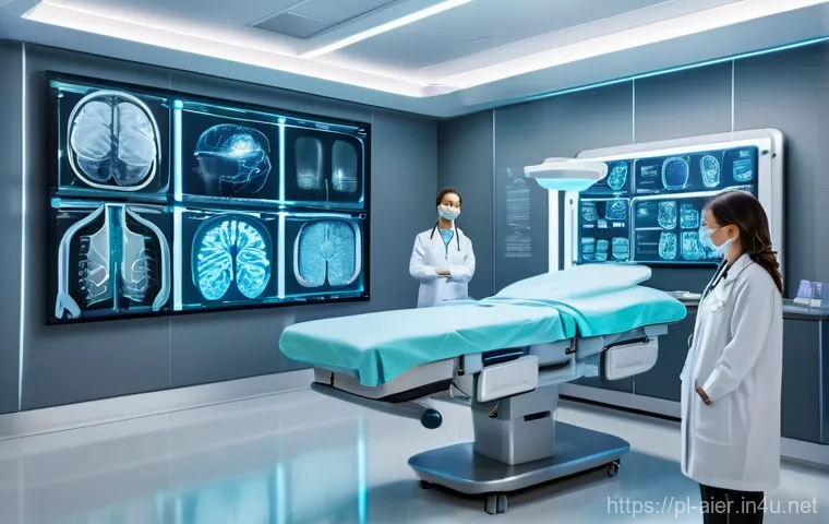 머신러닝 연구 사례 분석 - **Prompt: AI-Powered Medical Diagnosis and Personalized Treatment**
A futuristic, brightly lit m...