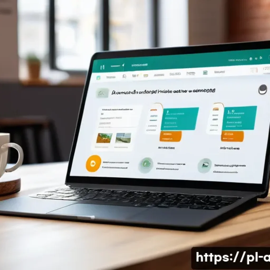 AI 학습자의 온라인 학습 플랫폼 추천 - A modern, clean e-learning platform interface displayed on multiple devices: a laptop, smartphone, a...